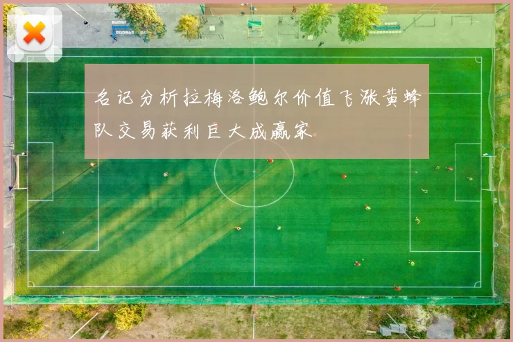 名记分析拉梅洛鲍尔价值飞涨黄蜂队交易获利巨大成赢家