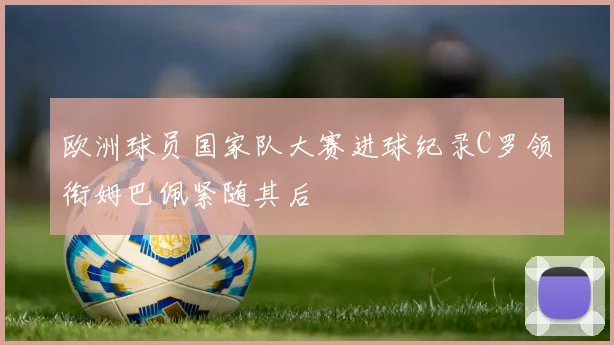 欧洲球员国家队大赛进球纪录C罗领衔姆巴佩紧随其后